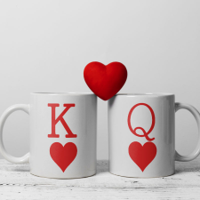  Páros bögre - Poker King és Queen bögrék, csészék