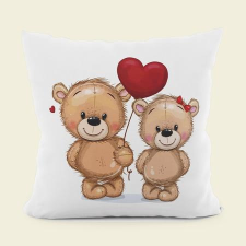  Páros piros szives diszpárnahuzat valentin napra lakástextília