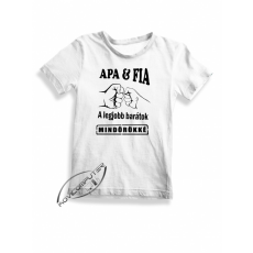  Páros póló - Apa-fia legjobb barátok gyerek póló