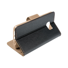 Partnertele Fancy Book case SAMSUNG S24 ULTRA fekete / arany tok tok és táska