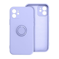 Partnertele SILICONE RING tok IPHONE 15 PLUS lila színű tokhoz tok és táska