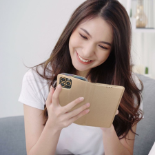 Partnertele Smart Case Book XIAOMI Redmi NOTE 12 PRO PLUS 5G arany könyvtok tok és táska