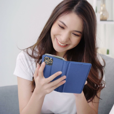Partnertele Smart Case könyvtok MOTOROLA MOTO Edge 40 tengerészkék tok és táska