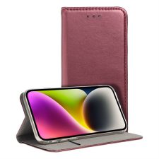 Partnertele Smart Magneto könyvtok Samsung A14 4G bordó könyvhöz tok és táska