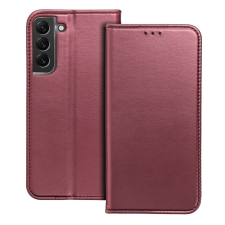 Partnertele Smart Magneto Könyvtok SAMSUNG S24 PLUS bordó színben tok és táska