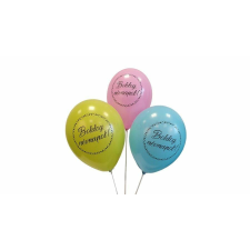 Party4U - 30cm-es Boldog Névnapot gumi léggömb 10db-os party kellék