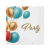 PARTY Balloon szalvéta 20 db-os 33x33 cm