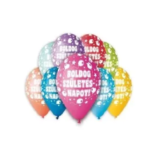PARTY : Boldog születésnapot lufi 30 cm 10 db/cs - Hasznos holmik party kellék