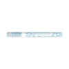 Party Deco Konfetti ágyú pillangóval, fehér, 60cm