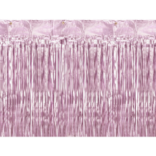 Party függöny, világos rózsaszín, 90 X 250 cm party kellék