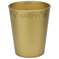 PARTY Gold, Arany micro prémium műanyag pohár 250 ml konyhai eszköz