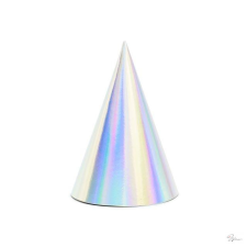  Party kalap papír 16cm színjátszó S/6 party kellék
