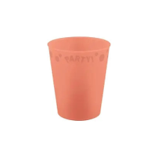 PARTY Lazacszín Pastel Salmon micro prémium műanyag pohár 250 ml babaétkészlet