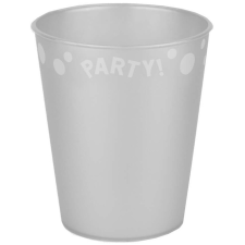 PARTY Silver, Ezüst pohár, műanyag 250 ml babaétkészlet