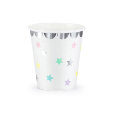 PartyDeco Csésze Unicorn - Stars, 180 ml (1 db / 6 db.) party kellék