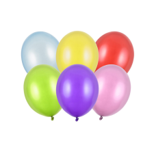 PartyDeco Erős Lufi 27cm Metál Mix (50 db) party kellék
