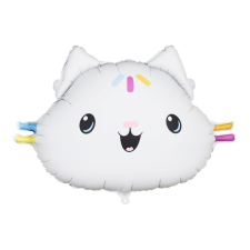 PartyDeco Gabi babaháza Cakey fólia lufi, 67×43 cm sütés és főzés