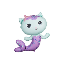 PartyDeco Gabi babaháza MerCat fólia lufi, 80×82 cm sütés és főzés