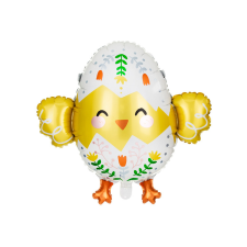 PartyDeco Húsvéti fólia lufi – Csibe (57 x 53 cm) party kellék