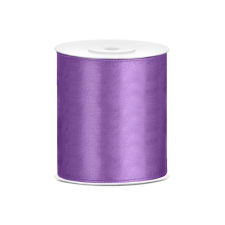 PartyDeco Szatén szalag levendula lila 100mm/25m szalag, zsinór