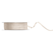 PartyDeco Szatén szalag törtfehér 3mm/50m szalag, zsinór