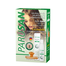 PARUSAN Stimuláló női sampon+fejbőr massz.kefe 200ml sampon