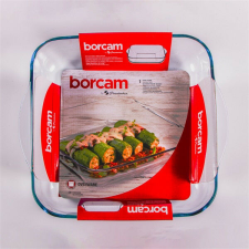 Pasabahce BORCAM négyzetes hőálló üvegedény fogóval 3.200ml, 318*283*60mm (1001115) edény