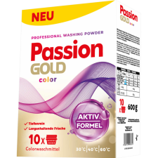 PASION GOLD Passion Gold színes mosópor 600g / 10 mosás tisztító- és takarítószer, higiénia