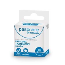 Pasocare Textil Ragtapasz Tekercsen, 5m x 1,25cm, Klasszikus Tekercs, 1 Darab gyógyászati segédeszköz