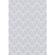 Passion D565A_SFI21 világos szürke modern geometriai mintás szőnyeg 80x150 cm lakástextília