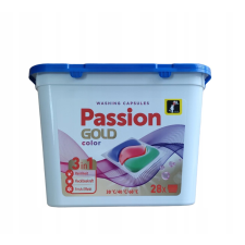 PASSION GOLD 3 IN 1 mosókapszulák színes ruhákhoz 28 DB-os tisztító- és takarítószer, higiénia