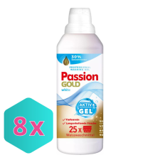  Passion Gold mosógél fehér ruhákhoz 1L / 25 mosás KARTON - 8db tisztító- és takarítószer, higiénia