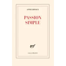 Passion simple – Ernaux idegen nyelvű könyv