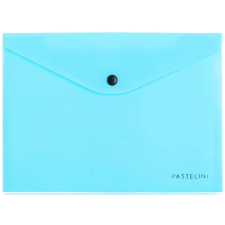 PASTELINI Irattartó tasak A/5, patentos, műanyag, PASTELINI, pasztell kék irattartó