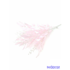  Pasztel hegyes leveles csokor 55 cm - Rózsaszín dekoráció