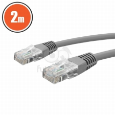  Patch UTP kábel 2m szürke 20361 kábel és adapter