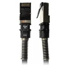 PATCHSEE PCI6 FTP 1.5m hálózati kábel Fekete 1,5 M Cat6a kábel és adapter