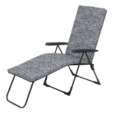 Patio Barletta nyugágy szürke levelek kerti bútor
