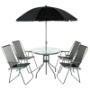 Patio Patio Madura Kerti Bútor Garnitúra (4 Szék, Asztal, Napernyő)