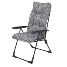Patio Patio Malaga összecsukható kerti szék szürke levelek kerti bútor