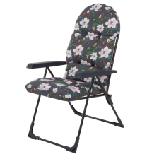 Patio Patio Samar összecsukható kerti szék fehér levelek kerti bútor