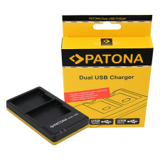 PATONA Dupla gyorstöltő Nikon EN-EL15, ENEL15, USB-C kábellel együtt digitális fényképező akkumulátor töltő