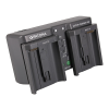 PATONA Dupla töltő Nikon EN-EL18 EN-EL4 LP-E4 BA-T10 BA-T20 MH-26