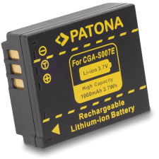 PATONA Panasonic CGA-S007E kompatibilis, Li-Ion, 1000 mAh digitális fényképező akkumulátor