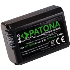 PATONA Sony NP-FW50 kompatibilis, 1100 mAh, Li-Ion PREMIUM digitális fényképező akkumulátor