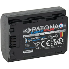PATONA Sony NP-FZ100 kompatibilis, 2600 mAh, Li-Ion, Platinum, USB-C töltés digitális fényképező akkumulátor
