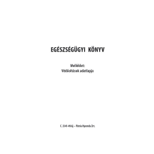 Pátria Design 14 év alatti gyermekeknek egészségügyi könyv nyomtatvány (C.3341-49/UJ) nyomtatvány