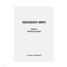 PÁTRIA Egészségügyi könyv 123x170mm C.3341-49/UJ nyomtatvány