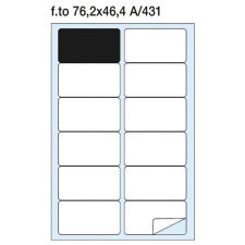 Pátria Egyéb Etikett címke Pátria 76.2x46.4 mm kerekített sarkú etikett