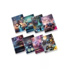 Pátria Nyomda Pigna: Electronic Games vonalas füzet - A4, többféle füzet